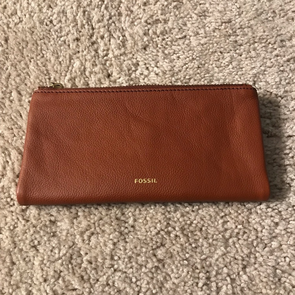 Brown Leather Fossil Wallet
